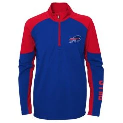 Outerstuff Kinder NFL Zip Pullover - AUDIBLE Buffalo Bills