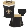 Outerstuff NFL Mädchen Cheerleader Set - New Orleans Saints