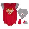 Outerstuff NFL Mädchen 3er Baby-Set Kansas City Chiefs