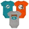 Outerstuff NFL Baby 3er Body-Set Miami Dolphins