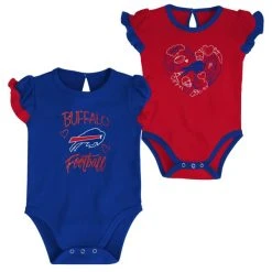 Outerstuff NFL Mädchen Baby 2er Body-Set Buffalo Bills