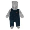 Outerstuff NFL Teddy Fleece Baby Overall - Chicago Bears