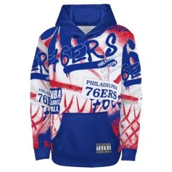 Outerstuff Kinder NBA Fleece Hoody - SPRAY Philadelphia 76ers