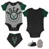 Outerstuff NBA Baby Bib & Bootie Set Milwaukee Bucks -New Era Verkaufsgeschäft EK2I1FEFD BCK 600x600