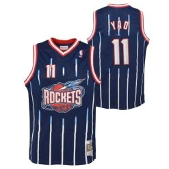 Mitchell & Ness Swingman Kinder Jersey Houston Rockets 2002 Yao Ming