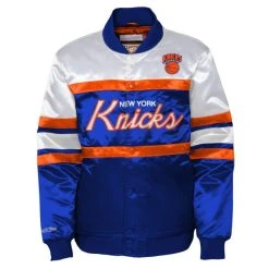 Mitchell & Ness Kinder Heavyweight Satin Jacke - New York Knicks