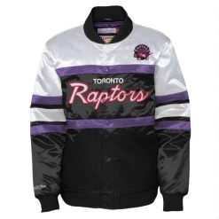 Mitchell & Ness Kinder Heavyweight Satin Jacke - Toronto Raptors
