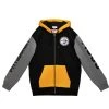 Mitchell & Ness Fleece Zip Hoody - Pittsburgh Steelers