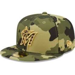 New Era 59Fifty Armed Forces Cap - Miami Marlins