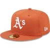 New Era 59Fifty Fitted Cap - Oakland Athletics Rust Orange -New Era Verkaufsgeschäft NE60298741 600x600