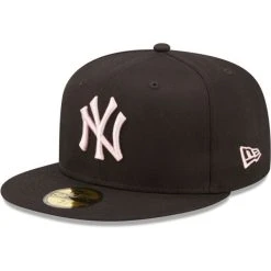 New Era 59Fifty Fitted Cap - New York Yankees Schwarz / Rosa