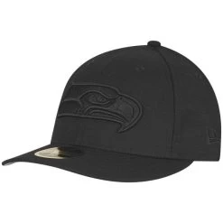 New Era 59Fifty LOW PROFILE Cap - Seattle Seahawks Schwarz