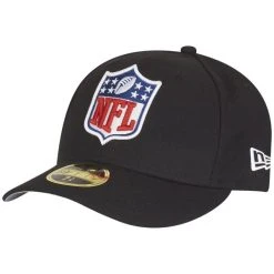 New Era 59Fifty LOW PROFILE Cap - NFL Shield Schwarz