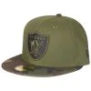 New Era 59Fifty Fitted Cap - FIVE STARS Oakland Raiders Oliv