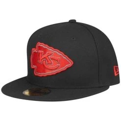 New Era 59Fifty Fitted Cap - NFL Kansas City Chiefs Schwarz