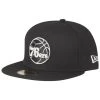 New Era 59Fifty Fitted Cap - NBA Philadelphia 76ers Schwarz -New Era Verkaufsgeschäft NE70507249 600x600