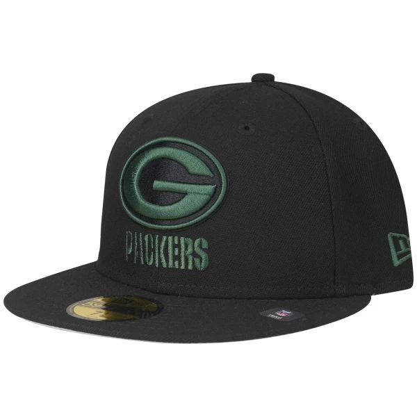 New Era 59Fifty Fitted Cap - Green Bay Packers Schwarz 3 New Era 59Fifty Fitted Cap - Green Bay Packers Schwarz