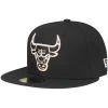New Era 59Fifty Fitted Cap - Chicago Bulls Schwarz / Rosa