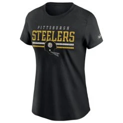 Nike Damen NFL Historic Shirt Pittsburgh Steelers
