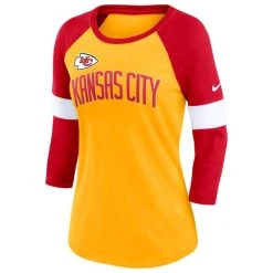 Nike Damen NFL Raglan Shirt Kansas City Chiefs