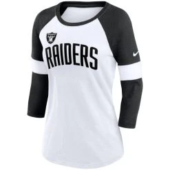 Nike Damen NFL Raglan Shirt Las Vegas Raiders