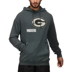 Recovered Re:covered Hoody - CHROME Green Bay Packers Washed