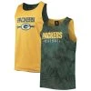 FOCO Reversible Floral Mesh Tank Top - NFL Green Bay Packers