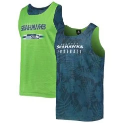 FOCO Reversible Floral Mesh Tank Top - NFL Seattle Seahawks